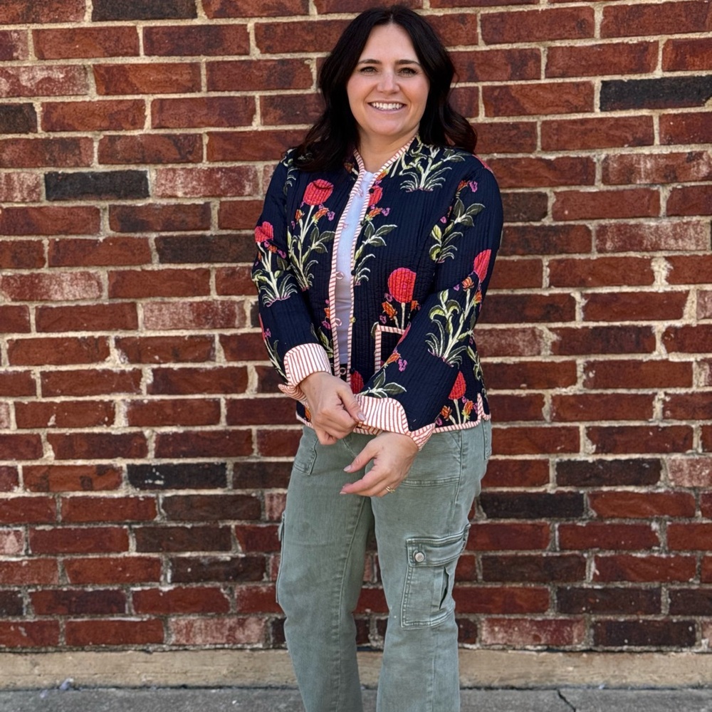 Floral Embroidered Jacket